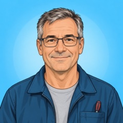 Dirk W. – Hausgeräte-Techniker (Illustration)